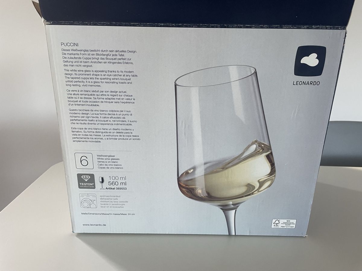 Gläser: Leonardo Puccini Weissweinglas - 6er Set – Gebraucht aus Thalwil von Andieg 3