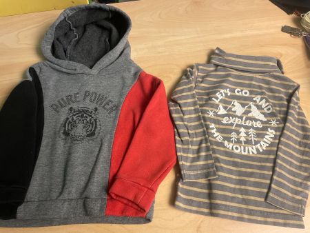 KIABI Sweathoodie und Rollkragen Shirt Gr.92/98