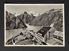 AK Grimsel Hospitz Blick auf Finsteraarhorn