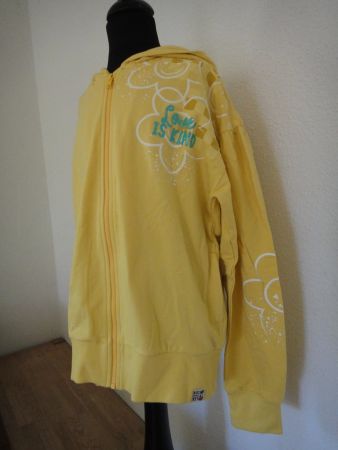 Neue Kapuzenjacke mit Blumenprint - Grösse 16 Jahre 172 cm