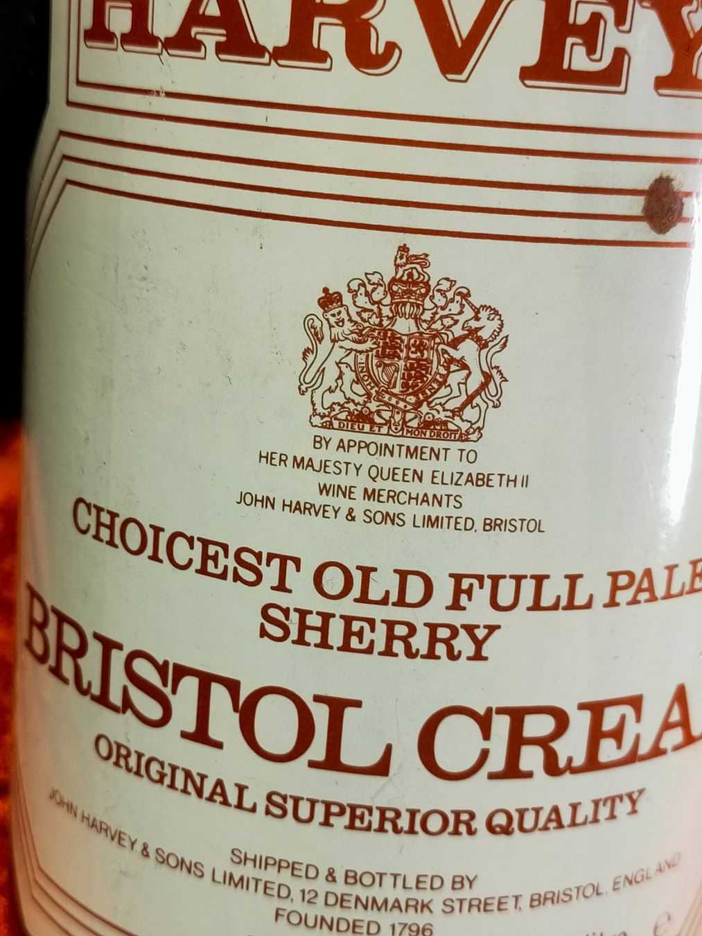 Bevande alcoliche: HARVEST BRISTOL CREAM – Usato da Genève venduto da Leboucheoreilles 3