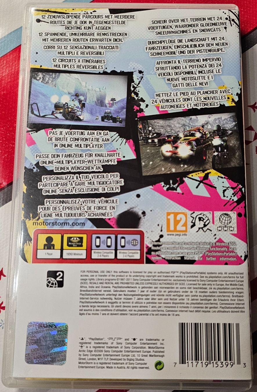 Sony Giochi: PSP Spiel - arctic edge motor storm – Usato da La Garde venduto da The_Hammer76 1