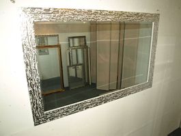 Spiegel Nadia weiss silber 82 x 132 cm