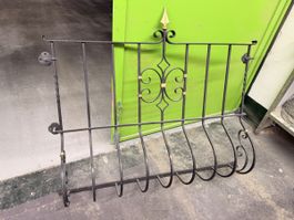 Antike Schmiedeeisen Fenstergitter-Schutz – Unikat!