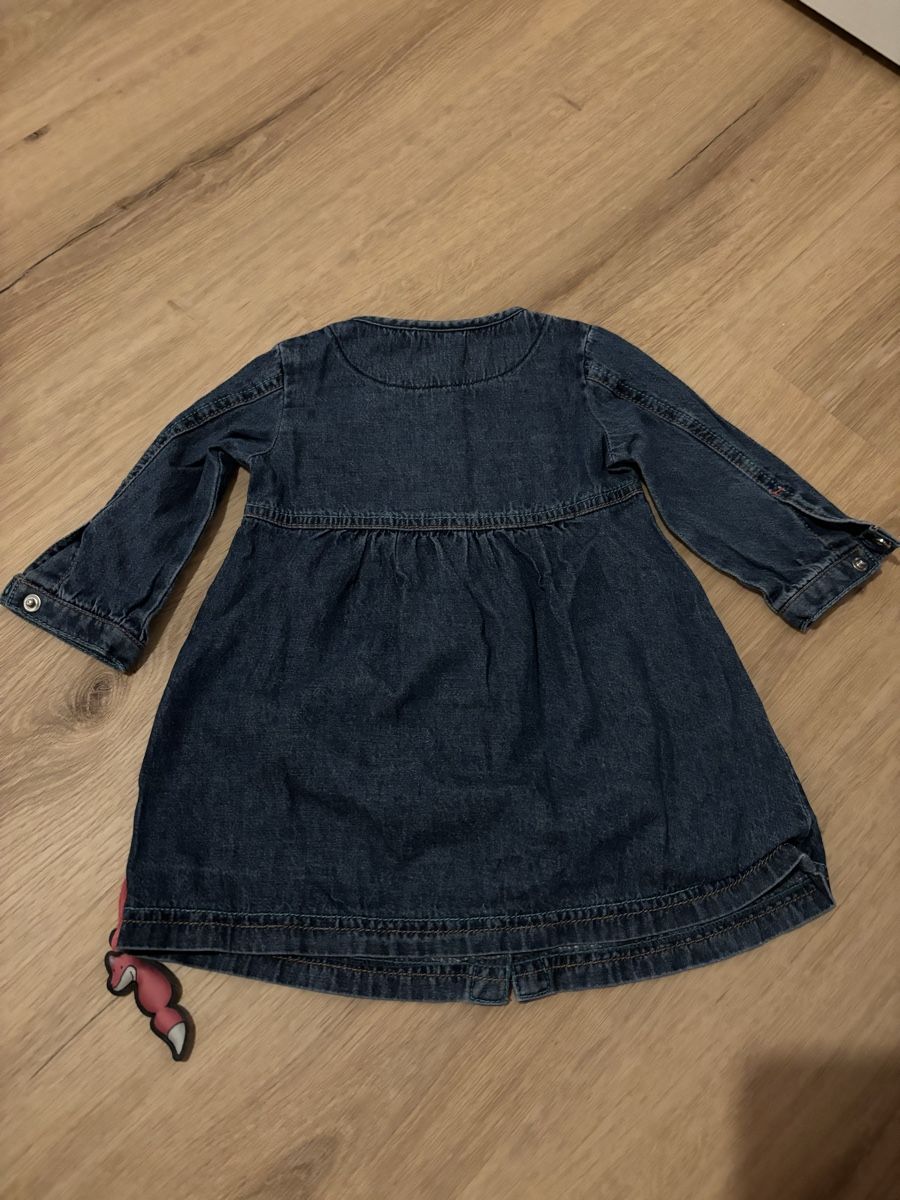 Sigikid Robes et jupes: Sigikid Jeanskleid Grösse 74/9M – D'occasion à Altnau par Al_Me 2