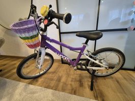 Woom 3 Kinderfahrrad violett 16 Zoll Automagic