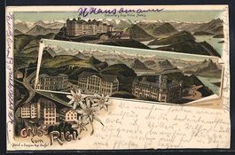 Litho Rigi, Schreiberg Rigi-Kulm Hotel's