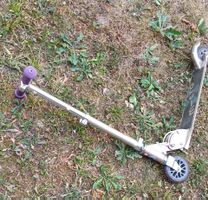 Kickboard Roller gebraucht Silber/Lila höhenverstellbar
