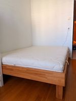Massivholzbett 140x200 cm  Komplettset