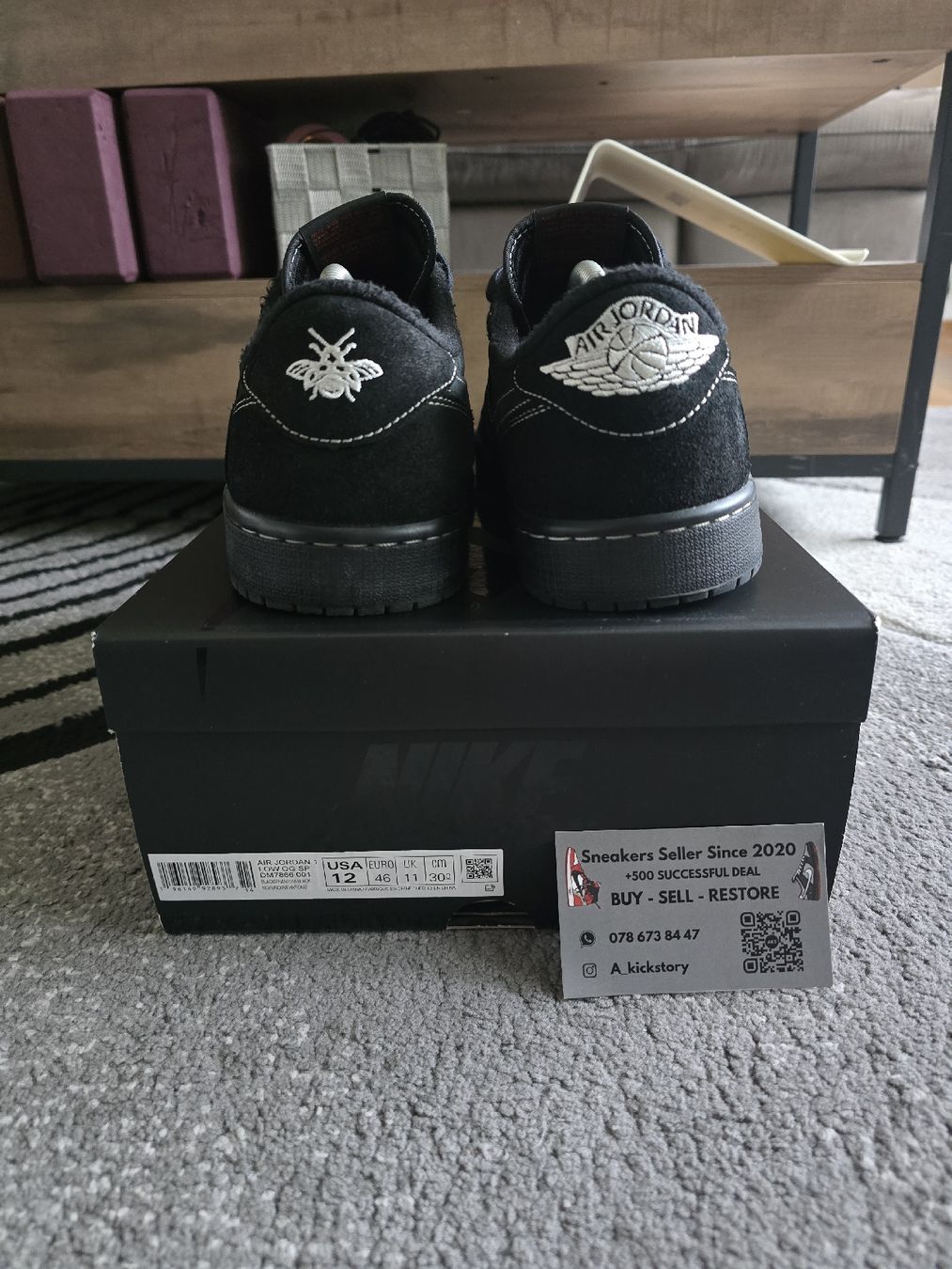 Scarpe da uomo: Jordan 1 Low travis scott phantom  – Usato da Bôle venduto da A_Kickstory 5