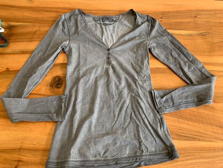 NILE tolles Langarmshirt Sweatshirt Stretch Grösse XS