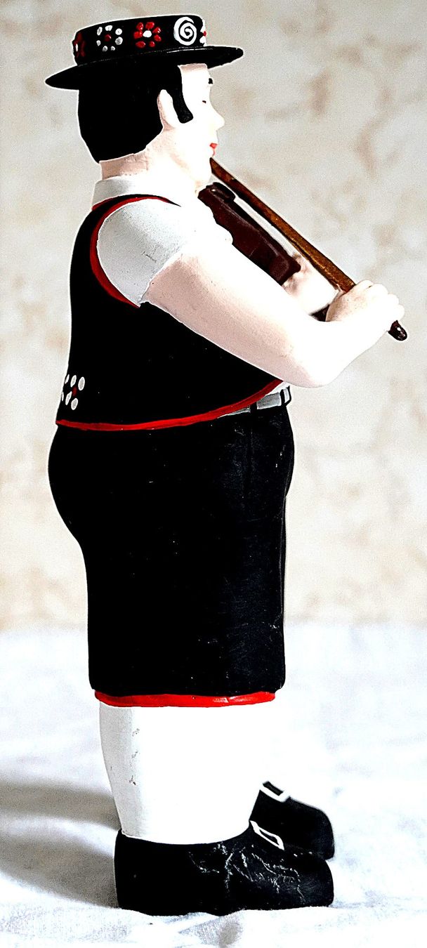Statuette: Appenzeller Musiker Steingut – Usato da Baar venduto da 2cvbaar 1