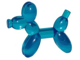LEGO 35692  Trans-Dark Blue Minifigure Utensil Balloon Dog