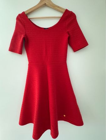 Red Superdry Skater Dress, Small