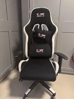 Gaming Stuhl Game Rocker schwarz weiss gebrauchter Zustand