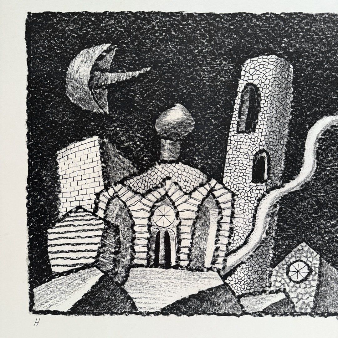 Gemälde: 2 Lithographien von Max von Moos – Gebraucht aus Luzern von Eukalyptus 5