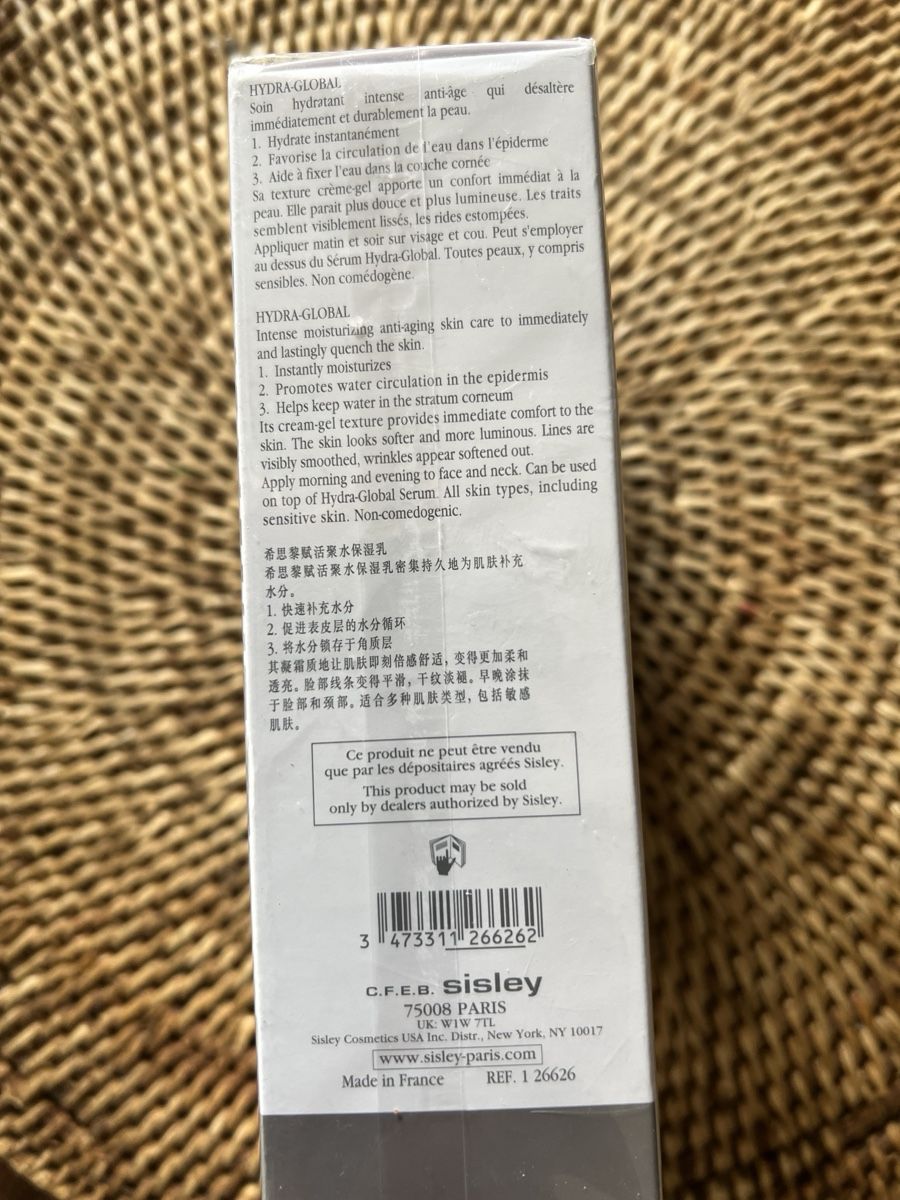 Sisley Cura del viso: Coffret Sisley HYDRA - GLOBAL Anti-Aging – Nuovo e nell'imballaggio originale da Nyon venduto da ikel78 4