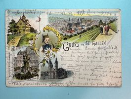 Gruss aus St. Gallen - 1900 !!!
