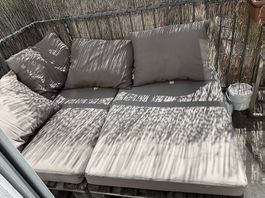 Paletten Outdoor Sitzgelegenheit