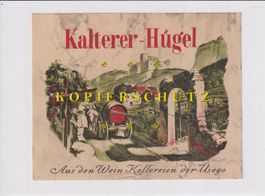 Etikette für Wein - Kalterer-Hügel /bd