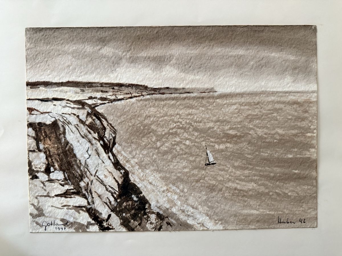 Dipinti: Otto Huber - Gotland 1946 – Usato da Solothurn venduto da NUVICO 1