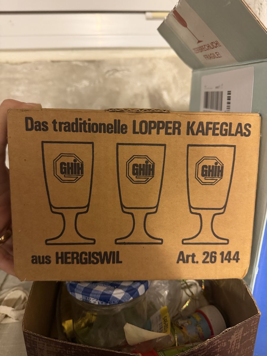 Gläser: Lopper Kafeglas 6 Stück – Neu (gemäss Beschreibung) aus Triengen von RanMori