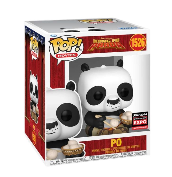 Funko Pop 1526 Kung Fu Panda Po / Expo Limited / 15 cm (Neu und ...