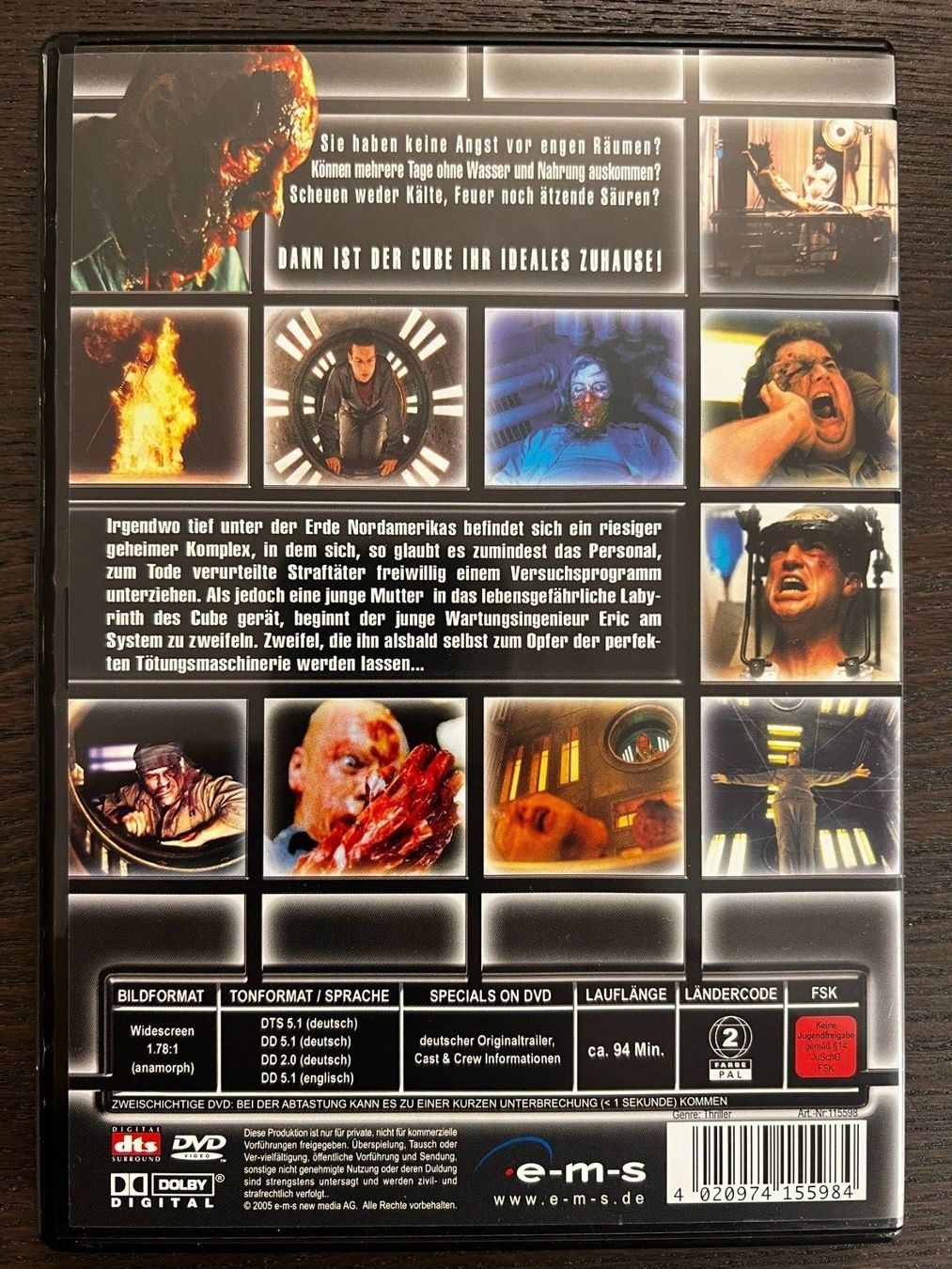 Alle DVDs: Cube Zero – Gebraucht aus Zürich von FilmFreunde 1