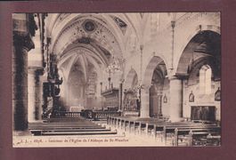 ST. MAURICE - Intérieur de l'Eglise de l'Abbaye