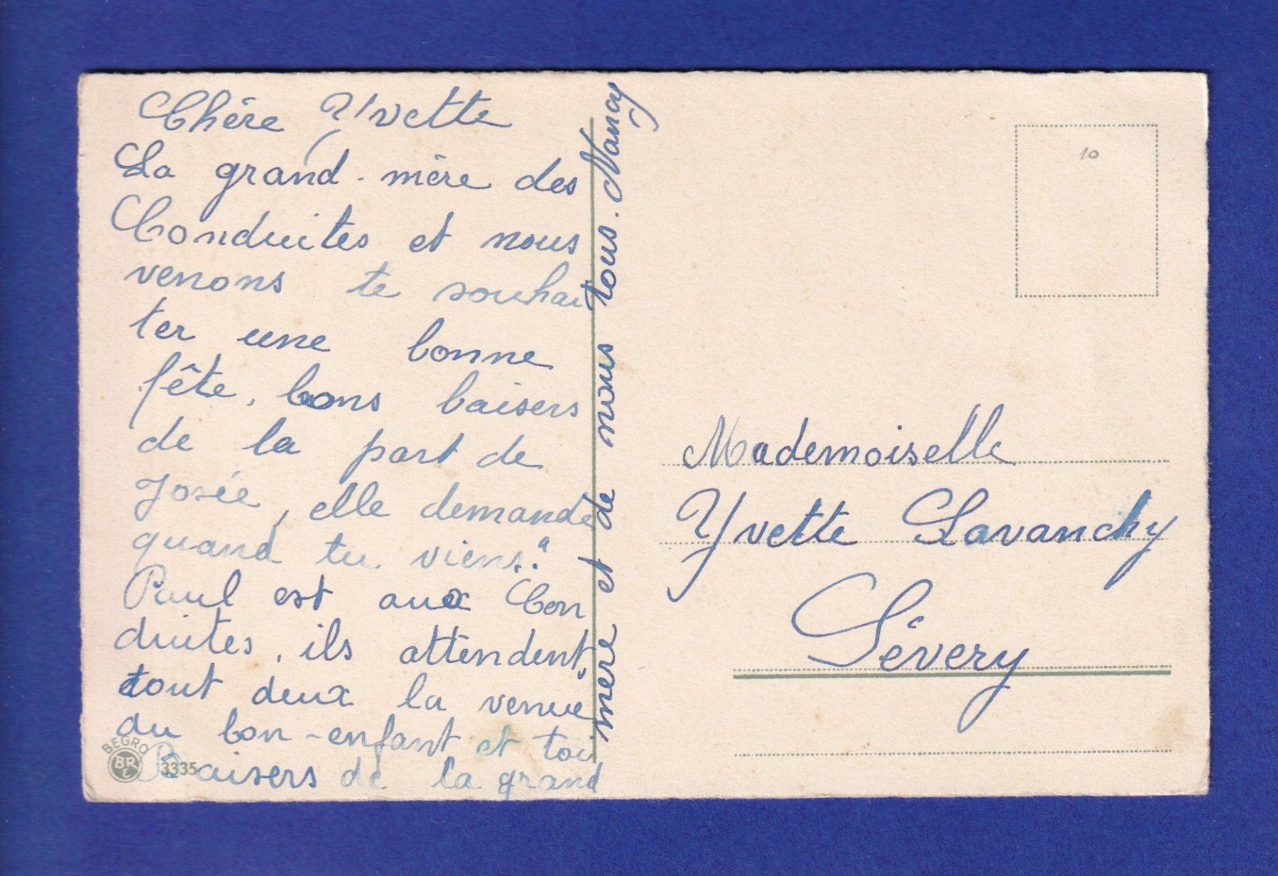 Cartoline postali: ENFANT - Jeune garçon avec fleurs – Usato da Pully venduto da nicecards-shop 1