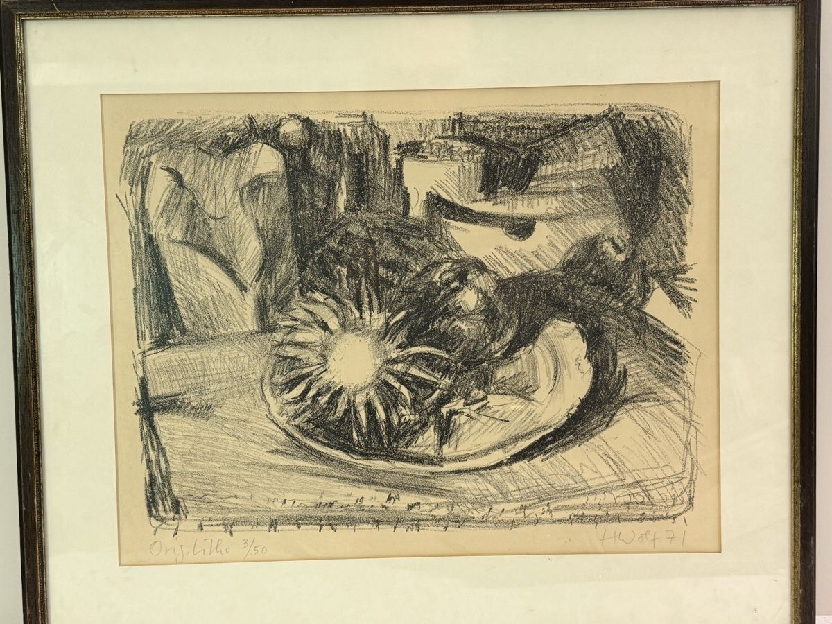 Grafica & Litografie: Hans Wolf - Orig. Lithographie – Usato da Solothurn venduto da NUVICO 1