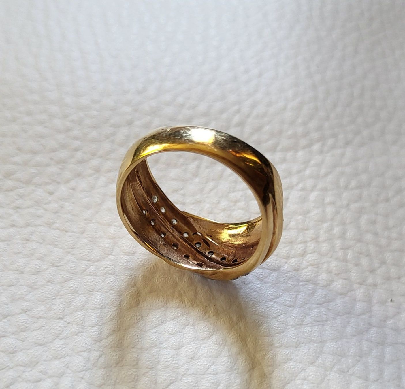Anelli: Gold 585 Massiv Ring Mit Steine – Usato da Wald ZH venduto da Dasilver 6