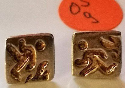 Orecchini pendenti & Orecchini a lobo: Ohrstecker Läufer Silber  (OS9) – Nuovo (secondo la descrizione) da Lutzenberg venduto da Pinschi01