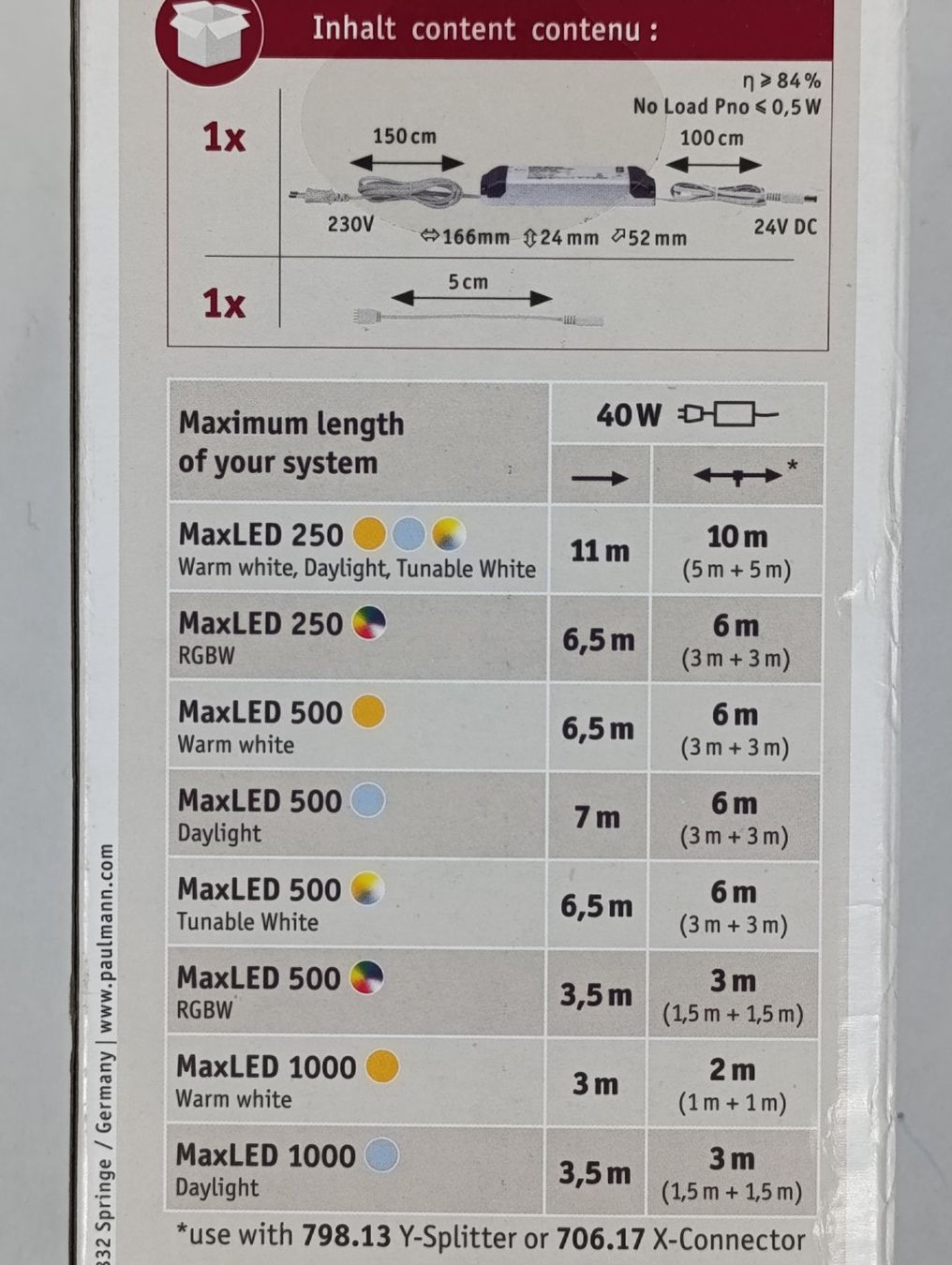 Stromzufuhr: PAULMANN alimentation électrique Max LED – Neu (gemäss Beschreibung) aus Thielle von Plusvalue_Neuchatel 1