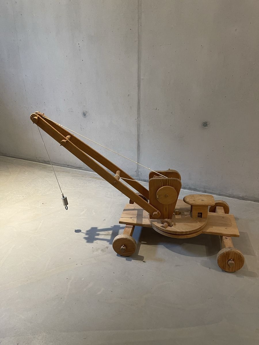 Giocattoli: Grosser Holz Kran, Spielzeug – Usato da St. Gallen venduto da fundstaette 5