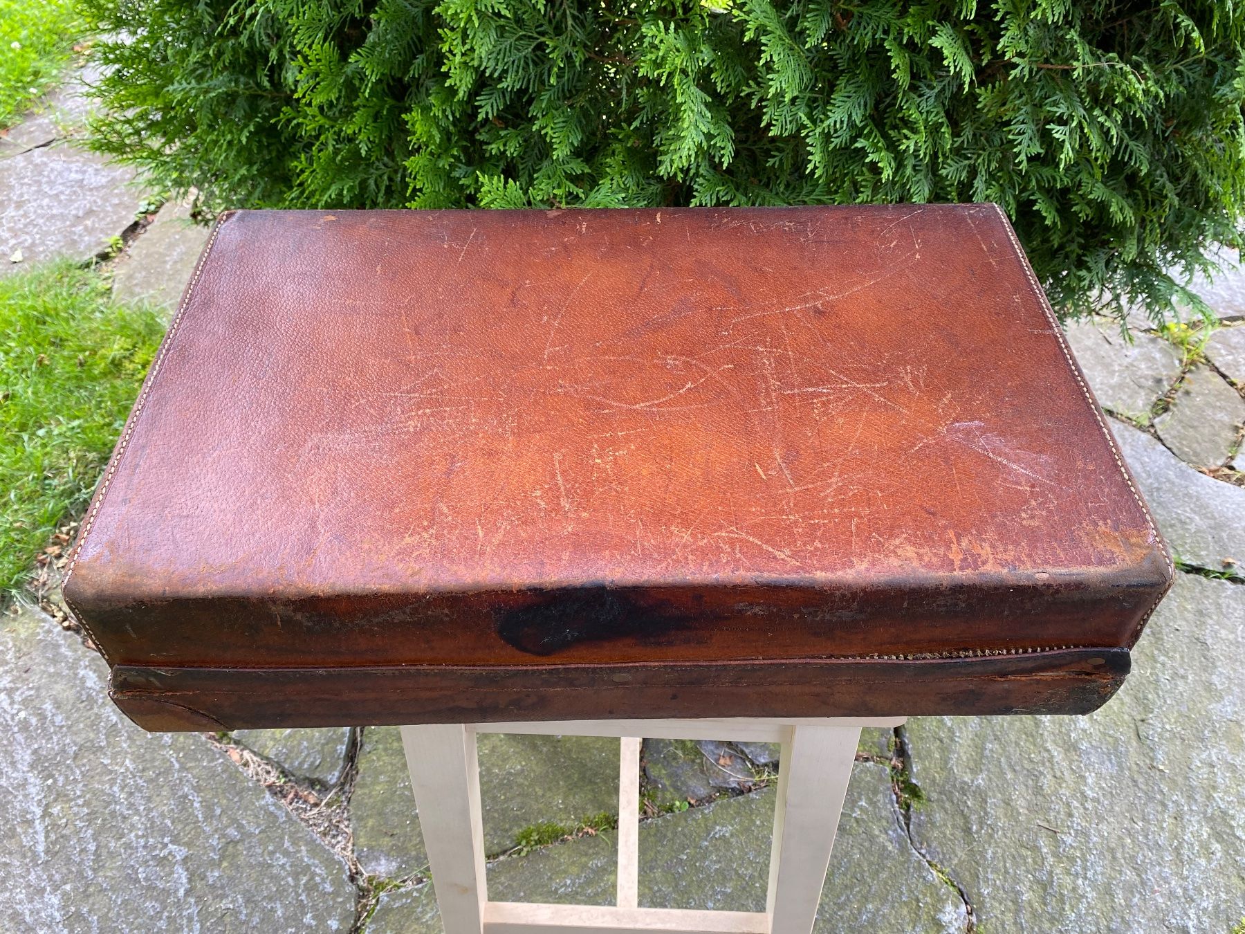 Cassapanche: seltener antiker Finnigans Reisekoffer / Oldtimer Koffer – Usato da Feldbach venduto da Olive1 4