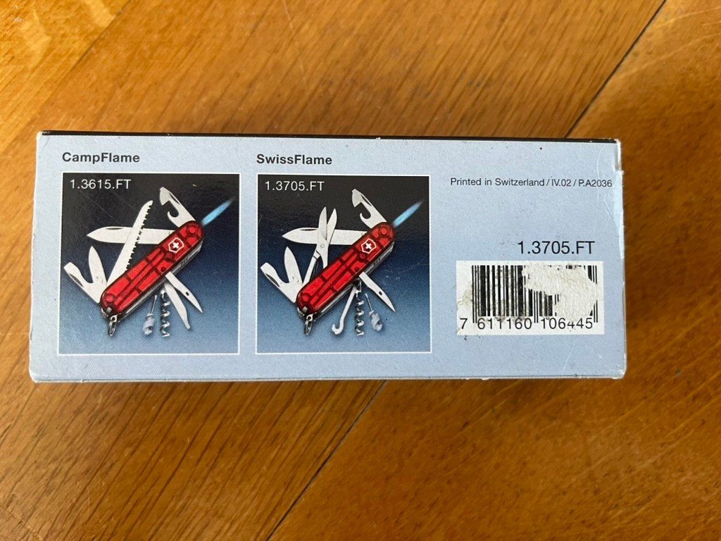 Victorinox Coltelli tascabile: Victorinox SwissFlame mit Originalverpackung – Nuovo (secondo la descrizione) da Bern venduto da clo_ff2z 2