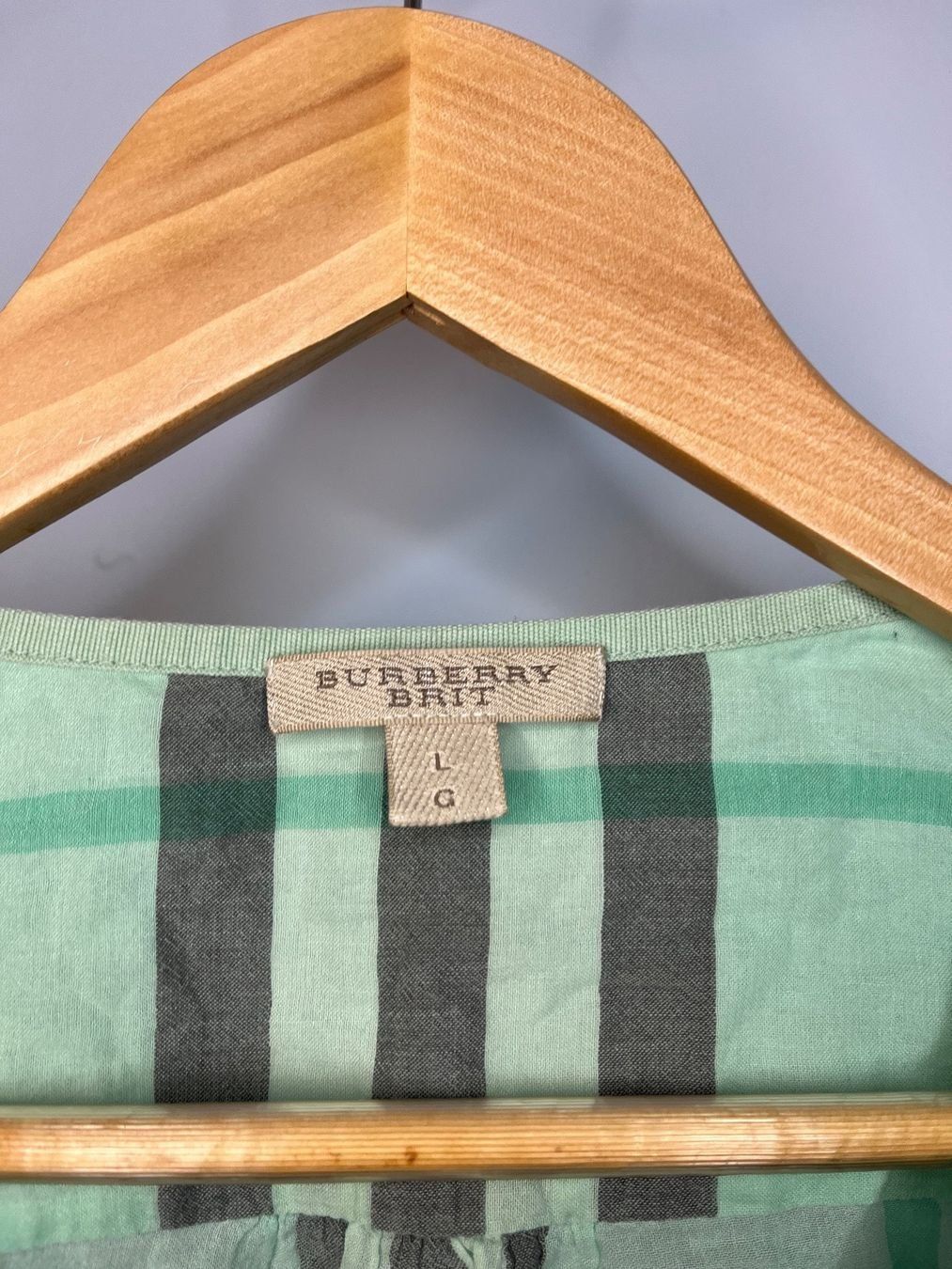 Burberry Blusen: Women's Burberry Checked Blouse Large – Gebraucht aus Gurtnellen von AlexandraB51 6