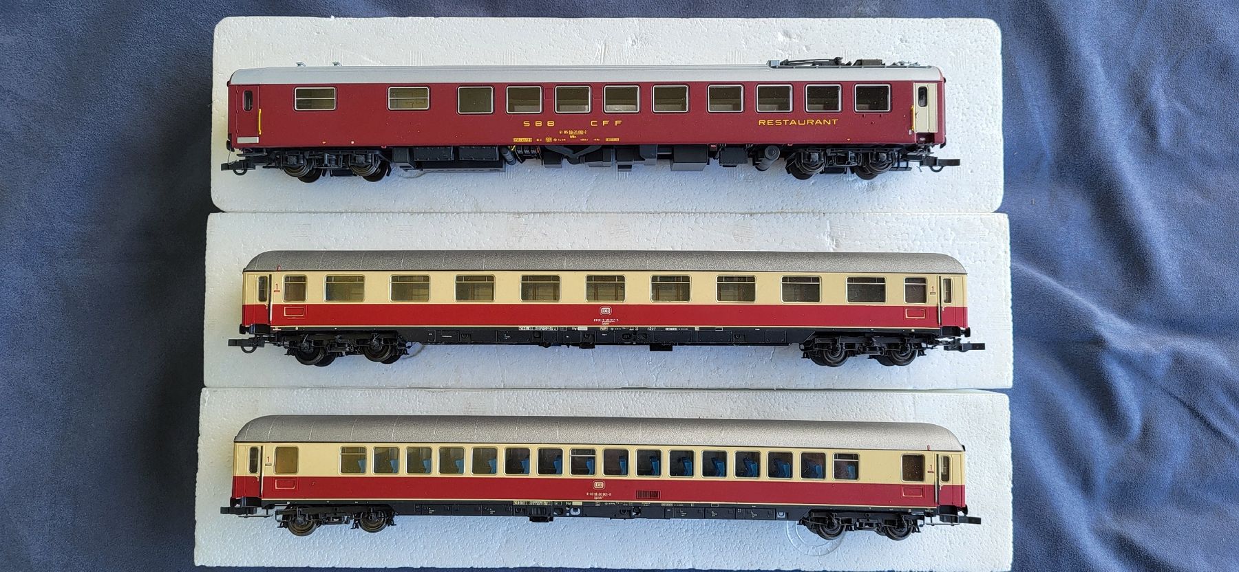 Modellini di ferrovie: TEE Bavaria – Usato da Muttenz venduto da Treno21 1