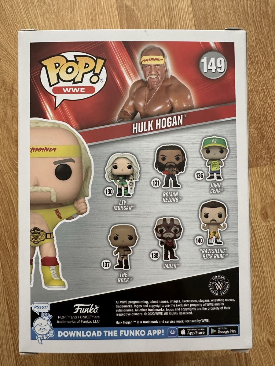 Funko Statuette: Funko POP! WWE Hulk Hogan 149 – Nuovo (secondo la descrizione) da Steffisburg venduto da Rojan5041 1