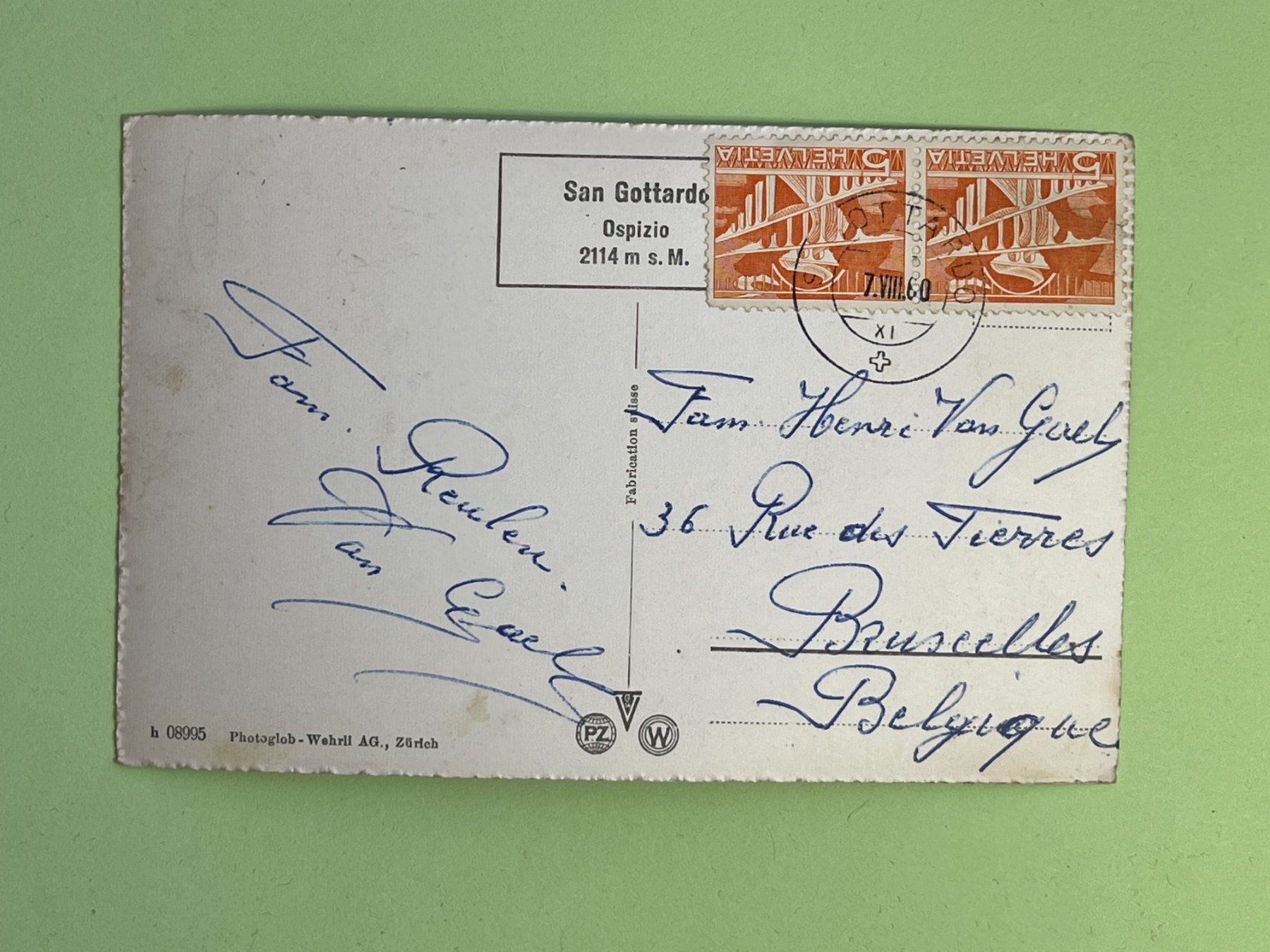 Cartoline postali: Ospizio San Gottardo – Usato da Steg VS venduto da danwer74 1
