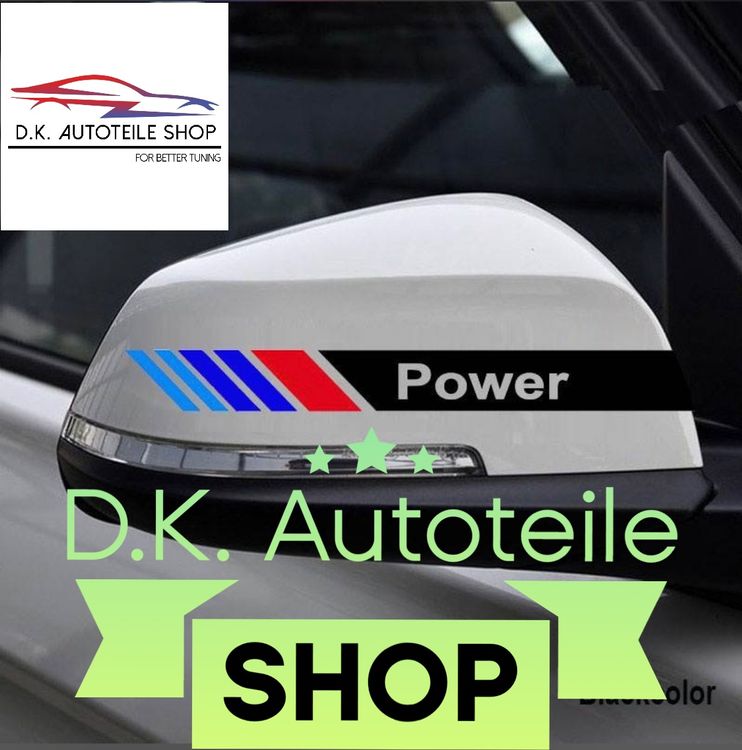 BMW M Performance Kleber Sticker in schwarz 2 er Set Neu (Neu und ...