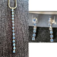 Ohrringe und Halskette, Strasssteine, Schmuck, Schmuckset