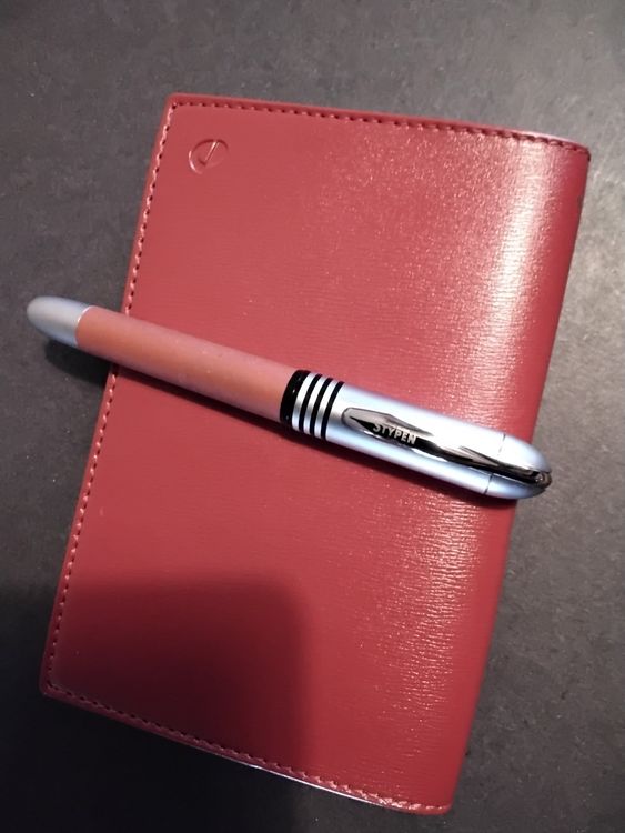 Stylo Plume Stypen - Acier Satiné Argenté - Neuf De Stock, Jamais Encré - Avec Cartouches