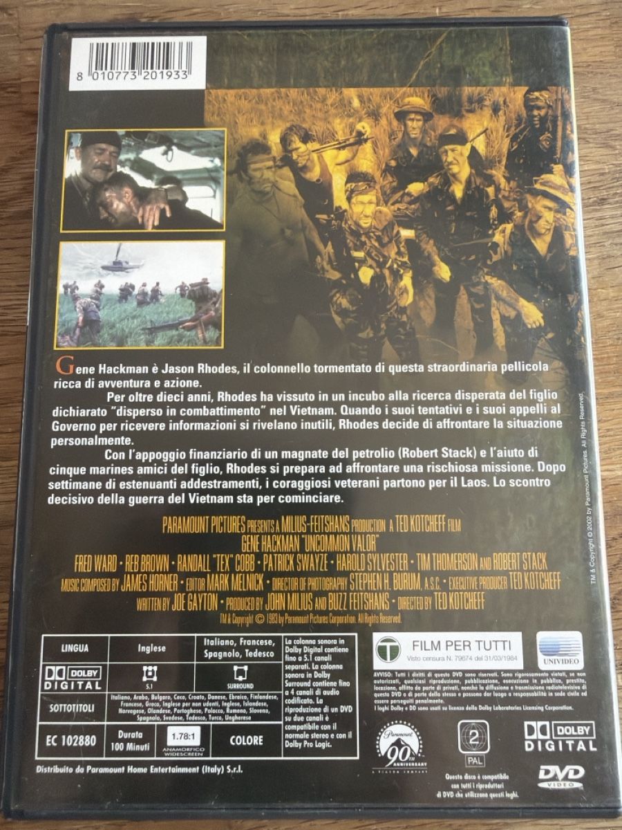 Alle DVDs: Uncommon Valor - DVD Gene Hackman Widescreen – Gebraucht aus Lugano von bad_2t9b 2