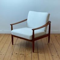 Paire de fauteuils en teck Carl Straub / Design Vintage