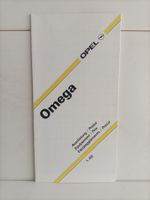 Brochure Catalogue Tarif Opel Omega 1989 (Suisse)