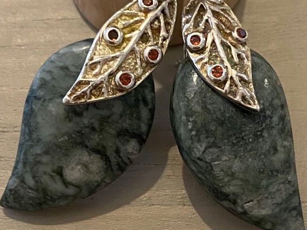 Orecchini pendenti & Orecchini a lobo: Damen Ohrhänger Sterlingsilber 925 – Usato da Birr venduto da Vintage-Liebhaber 2