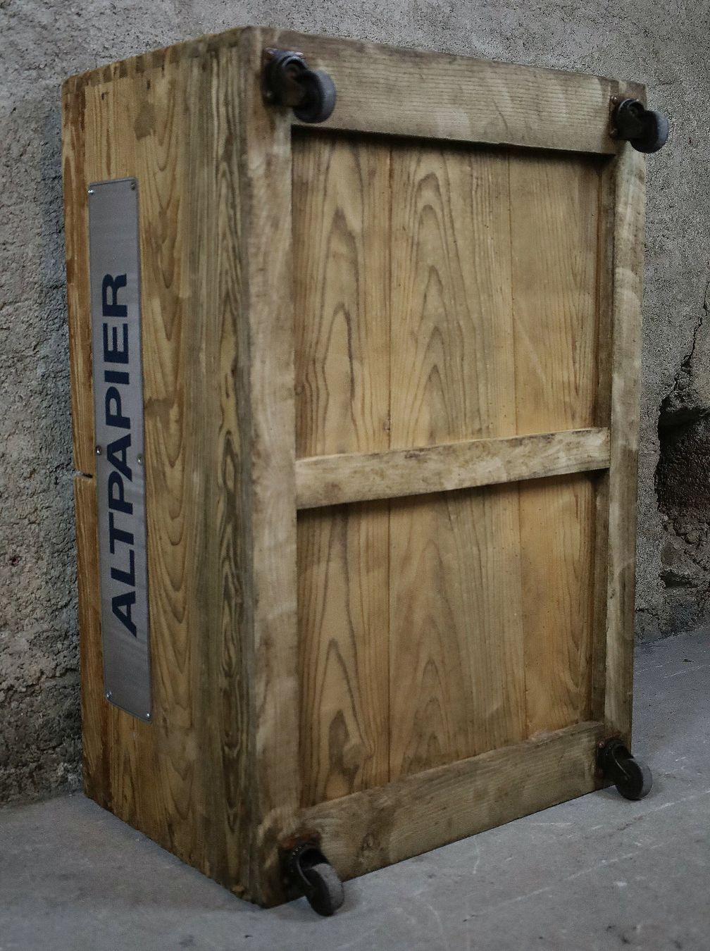 Transportkisten: XL Holzkiste, Kiste auf Lenkrollen "Altpapier" – Gebraucht aus Birrwil von brandschatz_birrwil 8