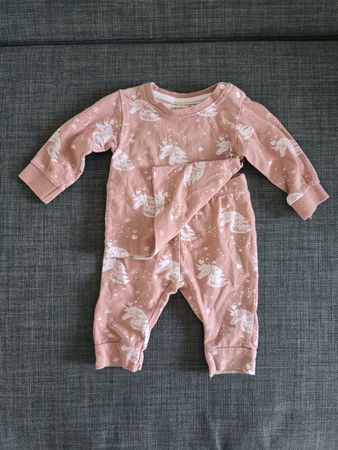 kinderset Dirkje Sleepwear Set Unicorn Pink Size 50/56 new
